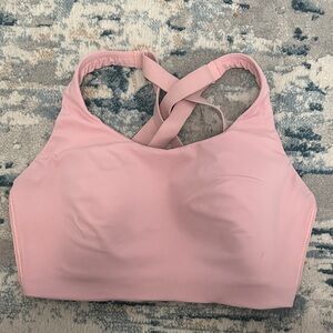 Lululemon Athletica Light Pink Cross-Back Sports Bra